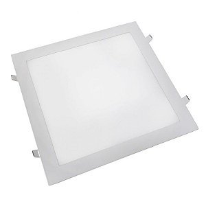 Plafon Led de Embutir 12w Quadrado 17x17 Branco Frio 6000K